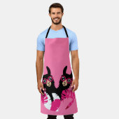 おもしろいラマアルパカアクセサリー エプロン (着用した状態)