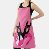 おもしろいラマアルパカアクセサリー エプロン (インサイチュ)