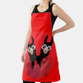 おもしろいラマアルパカアクセサリー エプロン (インサイチュ)