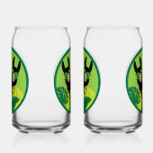 おもしろいラマアルパカホームアンドリビング ガラス缶 (左)