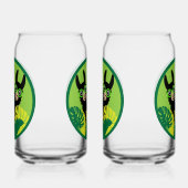 おもしろいラマアルパカホームアンドリビング ガラス缶 (右)