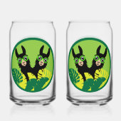 おもしろいラマアルパカホームアンドリビング ガラス缶 (裏面)