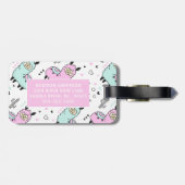 おもしろいラマキッズトラベルラゲッジタグ ラゲッジタグ (裏面横)