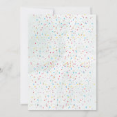 おもしろいラマパーティー誕生日招待状 招待状 (裏面)