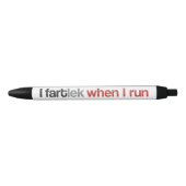 おもしろいランナー – I FARTlek when I 走 © Pen 黒ボールペン (正面)