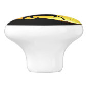 おもしろいランニングの馬の爪と引き セラミックノブ (側面)