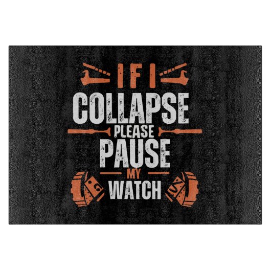 おもしろいランニングの カッティングボード (正面)