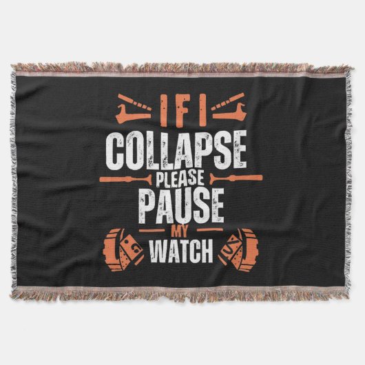 おもしろいランニングの スローブランケット (正面)