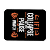 おもしろいランニングの マグネット (横)