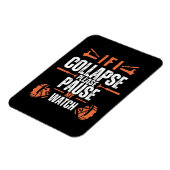 おもしろいランニングの マグネット (左側)