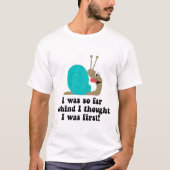おもしろいランニングの Tシャツ (正面)