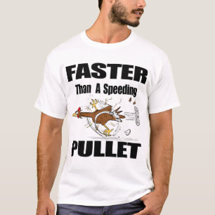 おもしろいランニングカッコいい鶏イラストレーション Tシャツ