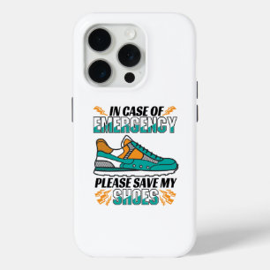 おもしろいランニング引用文救 – マイシューズ iPhone 15 PROケース