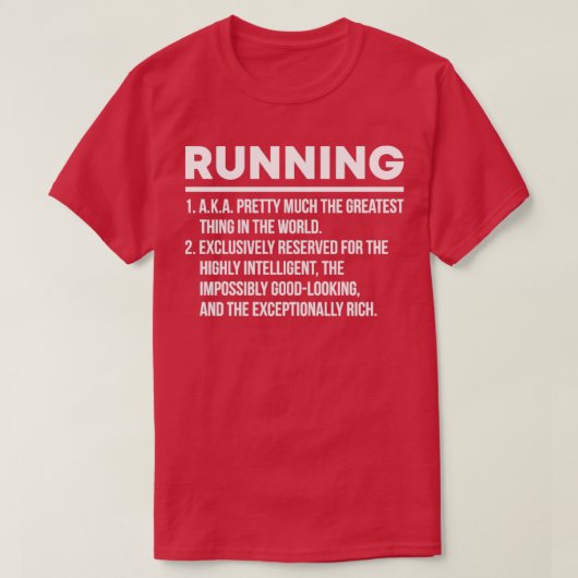 おもしろいランニングDefinition Marathon Runner Gits Tシャツ (デザイン正面)