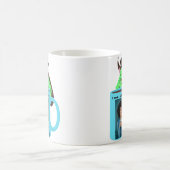 おもしろいリスのグラフィックマグ コーヒーマグカップ (中央)