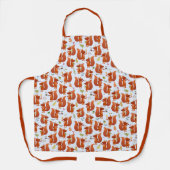 おもしろいリス エプロン (正面)