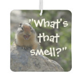 おもしろいリス カーエアーフレッシュナー (裏面)