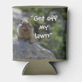 おもしろいリス 缶クーラー (正面)