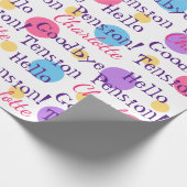 おもしろいリタイアウェイバイヨンテンション引用文 ラッピングペーパー (角)