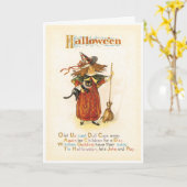 おもしろいリトルウィッチヴィンテージカード カード (黄色い花)