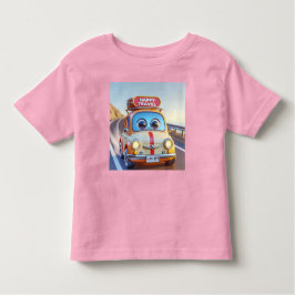 おもしろいリトルカーバイナターシャ トドラーTシャツ