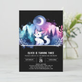 おもしろいリトルキャット誕生日 招待状 (スタンド正面)