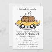 おもしろいリハーサル夕食招待状 招待状 (正面)