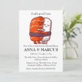 おもしろいリハーサル夕食招待状 招待状 (スタンド正面)