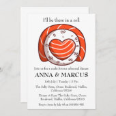 おもしろいリハーサル夕食招待状 招待状 (正面/裏面)