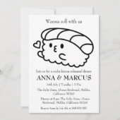 おもしろいリハーサル夕食招待状 招待状 (正面)