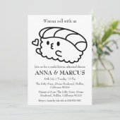 おもしろいリハーサル夕食招待状 招待状 (スタンド正面)