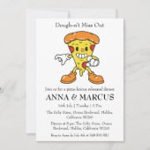 おもしろいリハーサル夕食招待状 招待状 (正面)