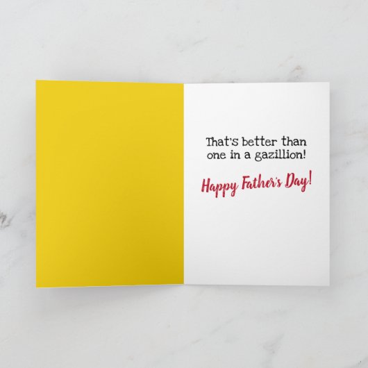 おもしろいリモートとヘッドセット付きゴリラ父の カード (内部)