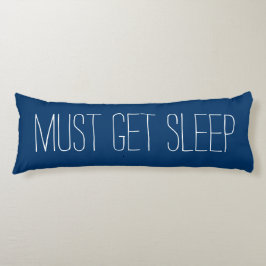 おもしろいリラックスと青と白が眠らなければならない ボディピロー