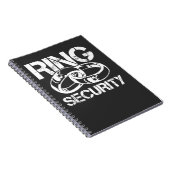 おもしろいリングや輪担保リングや輪持参人 ノートブック (右側)