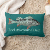 おもしろいリ素晴らしールパパ引用文&フィッシュ ランバークッション (ブランケット)