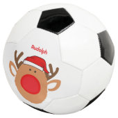 おもしろいルドルフ・クリスマス サッカーボール (3/4)