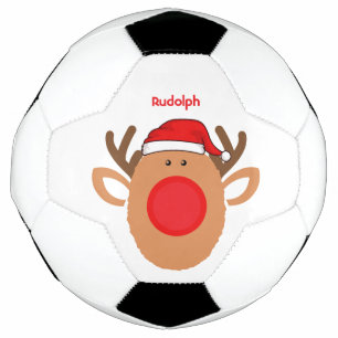 おもしろいルドルフ・クリスマス サッカーボール