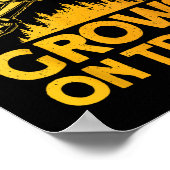 おもしろいルンバージャックア男性へートツリーカッターソーロッゲ ポスター (角)