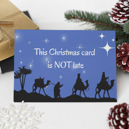 おもしろいレイトクリスマスヴィンテージベレードホリデーカード シーズンカード