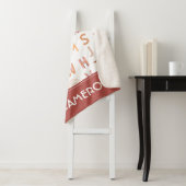 おもしろいレインボーアルファベットパターン シェルパブランケット (インサイチュ)