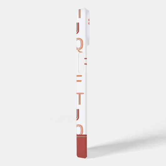 おもしろいレインボーアルファベットパターン Case-Mate iPhoneケース (裏面 / 右)