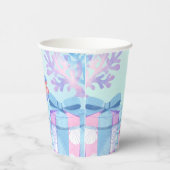 おもしろいレインボーシャーク誕生日バルーンパーティーファミリー 紙コップ (右)