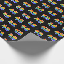 おもしろいレインボースペクトラムパターン"48"イベント番号