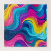 おもしろいレインボーデザインパズル ジグソーパズル (横)