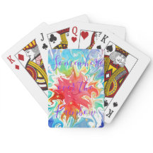 おもしろいレインボー絞り染めサイケデリックタイポグラフィ