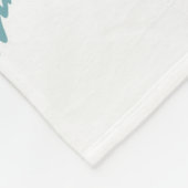 おもしろいレインボー&レインクラウドパターン フリースブランケット (角)