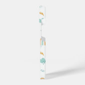 おもしろいレインボー&レインクラウドパターン iPhoneケース (左側面)