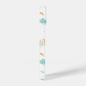 おもしろいレインボー&レインクラウドパターン iPhoneケース (右側面)