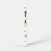 おもしろいレインボー&レインクラウドパターン SAMSUNG GALAXYケース (右側面)